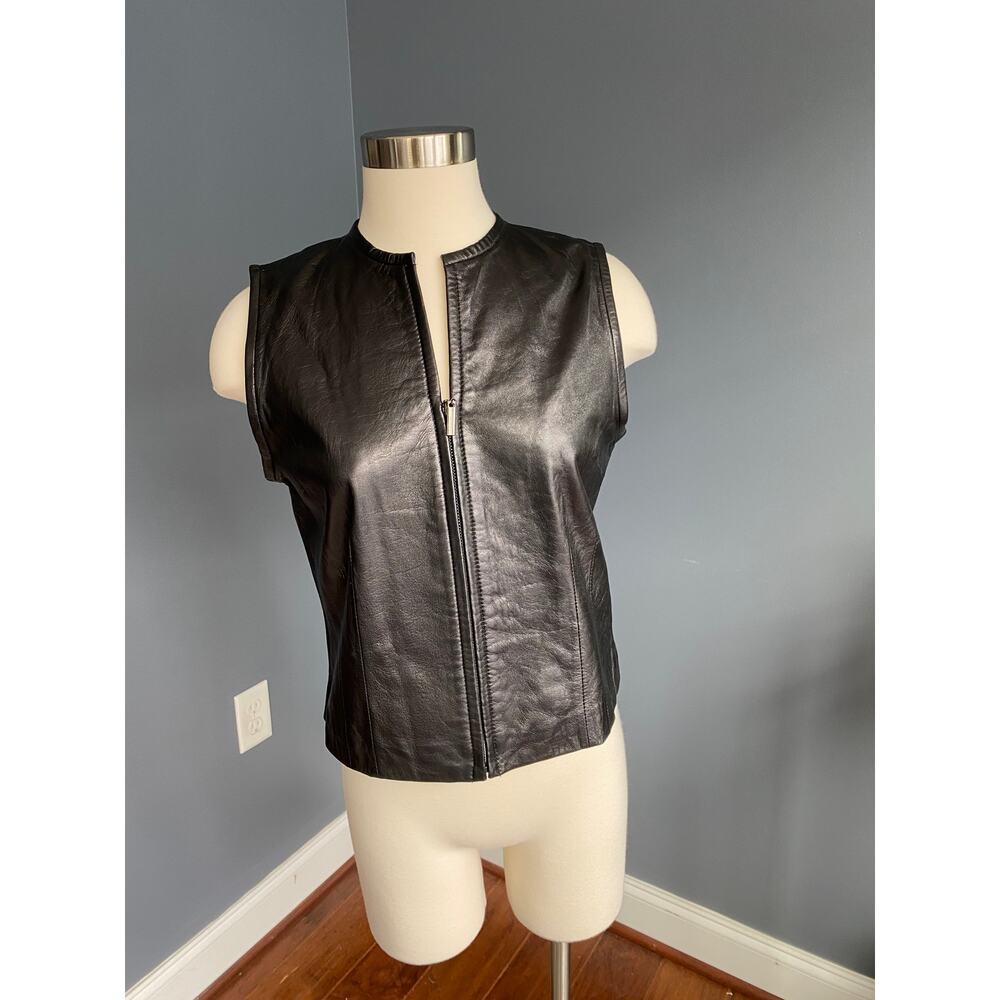 Genuine leather vest from the 90’s